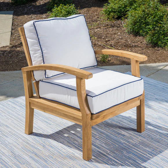 Covers Only Teak Chair Seat/Back Replacement Outdoor Cushions